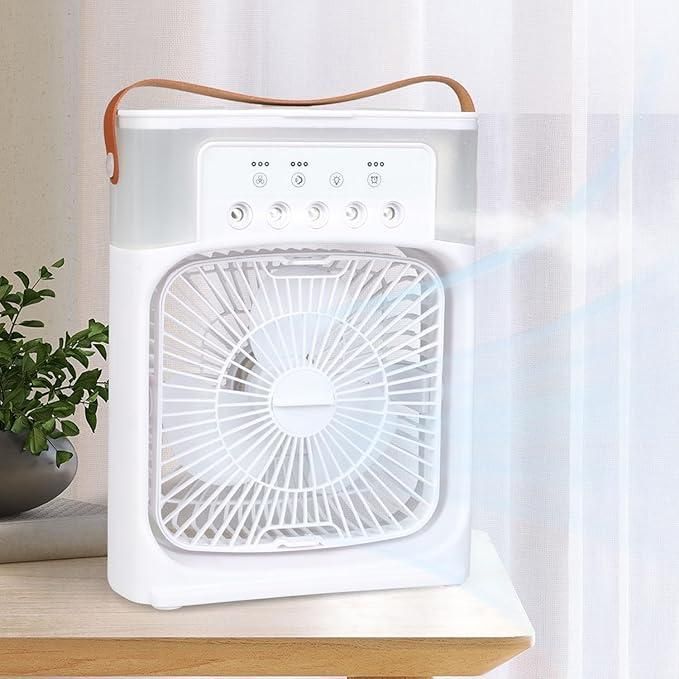 Personal Air Cooler & Humidifier – USB Water Spray Fan