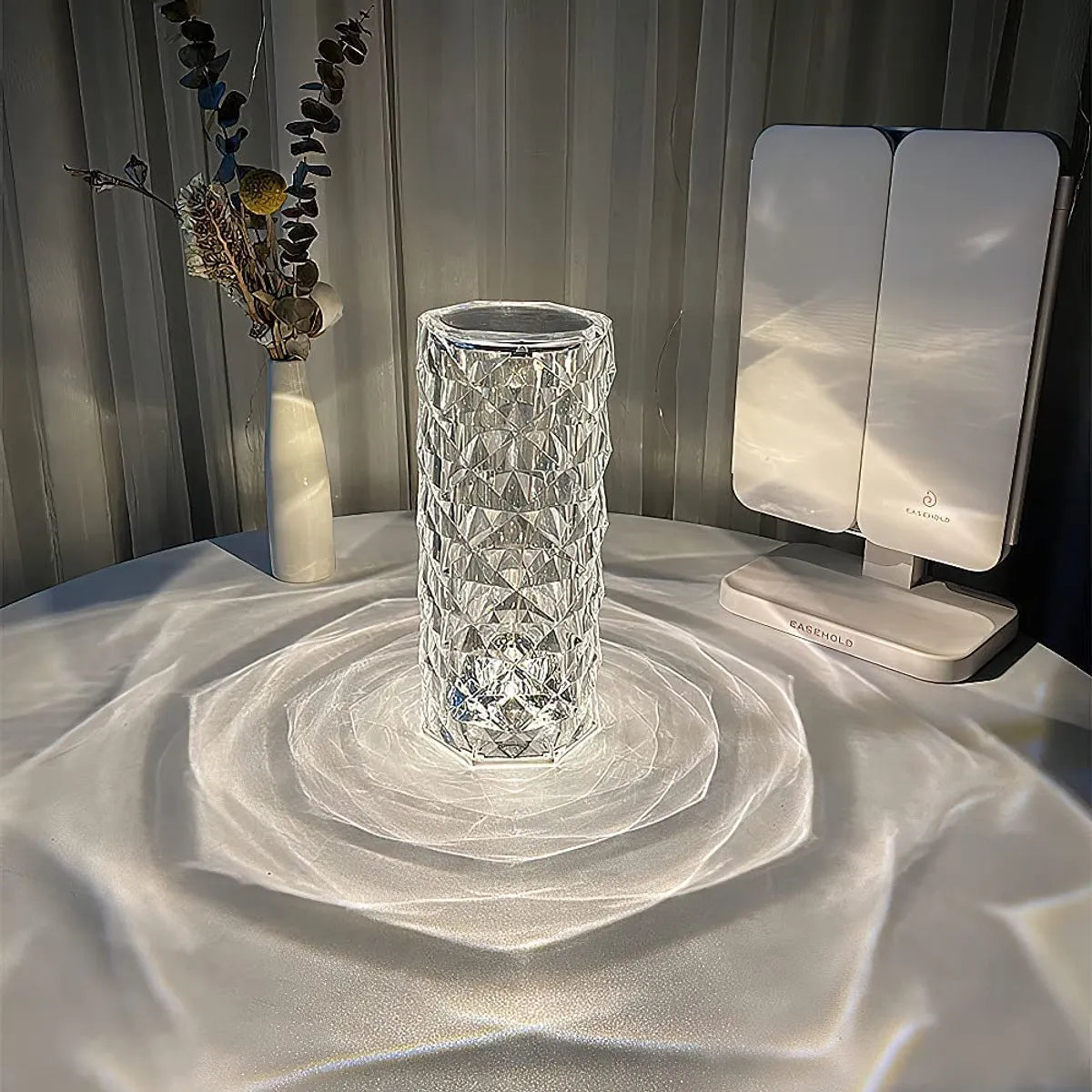 Crystal Lamp – Color Changing Rose Diamond Table Lamp
